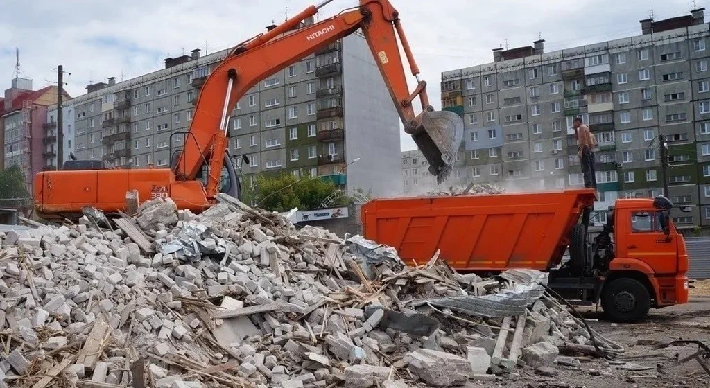 Профессиональный вывоз строительного мусора в Черемхове в октябре