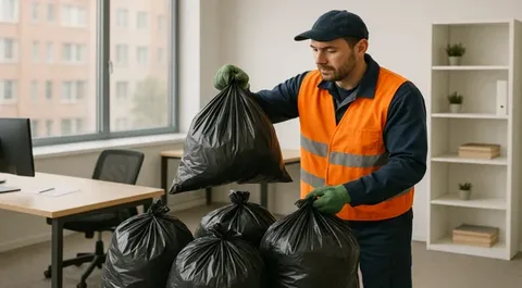 Уборка и вывоз мусора после мероприятий в Черемхове в октябре